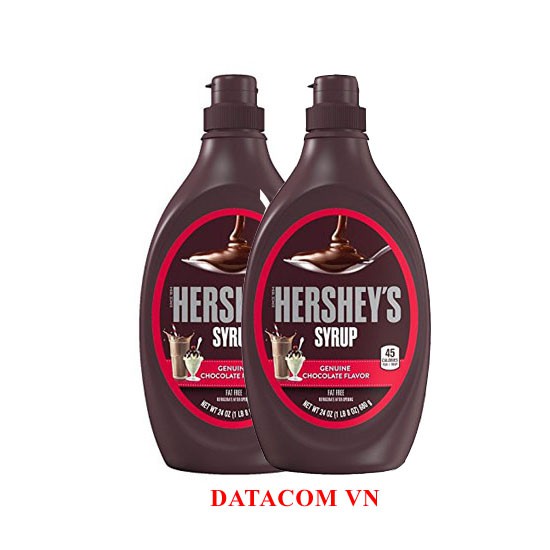 Bộ 2 chai Sirô Socola hiệu Hershey’s Chocolate Syrup - Hàng nhập Mỹ 680g
