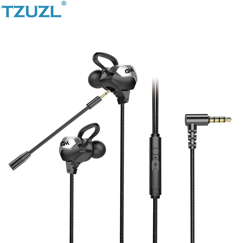 Tai nghe nhét tai có dây TZUZL G3000 jack 3.5mm kèm mic thích hợp cho điện thoại thông minh