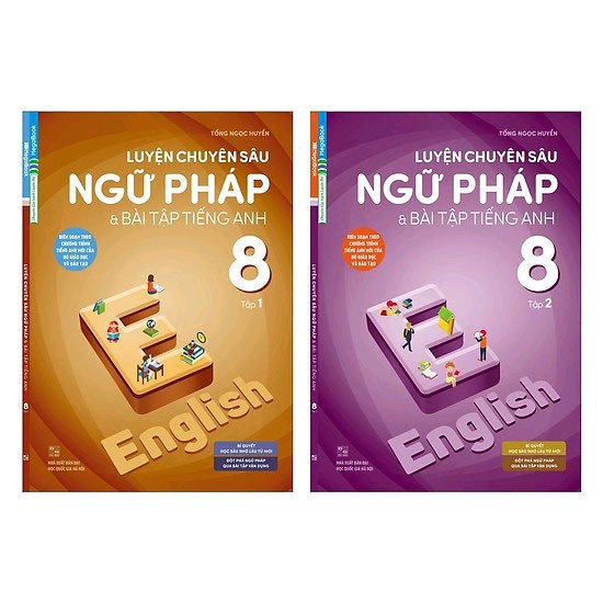 Sách- Combo Luyện Chuyên Sâu Ngữ Pháp Và Bài Tập Tiếng Anh 8 (Chương Trình Mới)