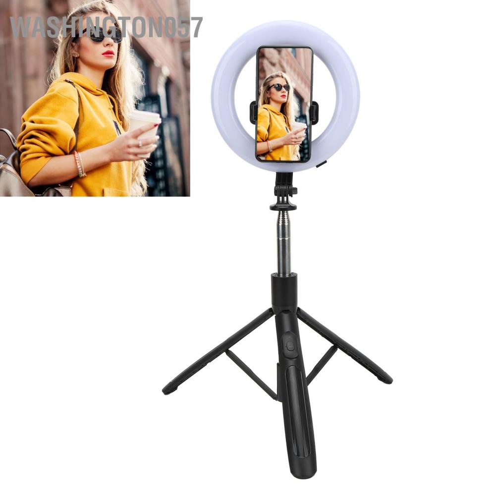 Có thể bán buôn 8 Inch Ring Light with Tripod Stand and Phone Holder Bluetooth Fill Selfie Stick for Mobile Live Video Shooting Hàng giao ngayWashington057