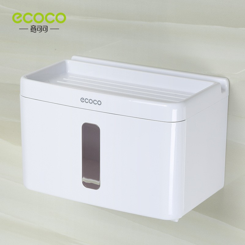 Kệ để giấy vệ sinh Ecoco 1613 tiện lợi cho phòng tắm hay WC
