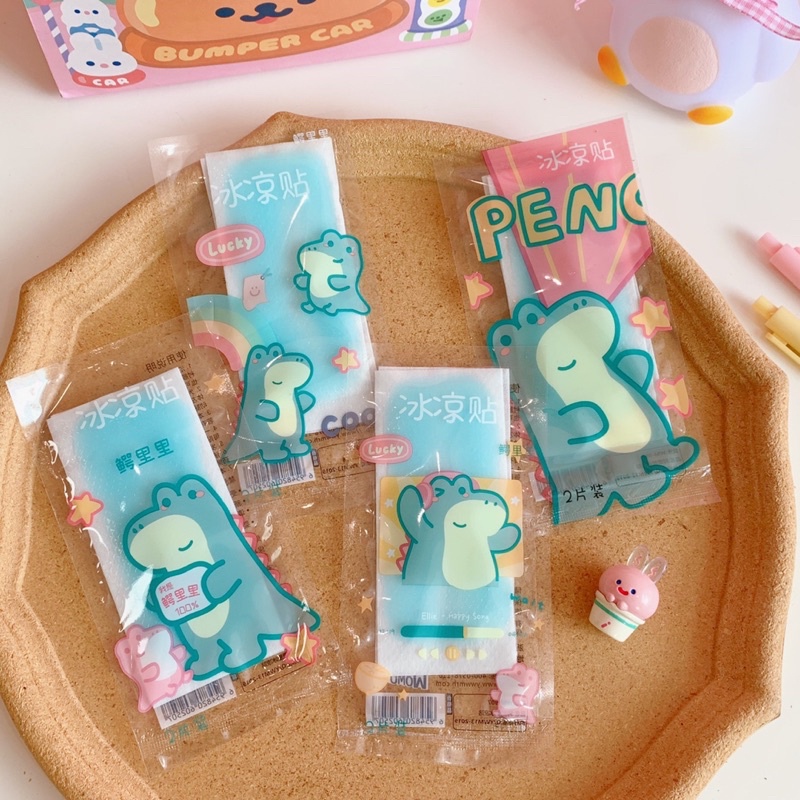 Túi 2 Miếng dán làm mát mùa hè dùng nhiều lần