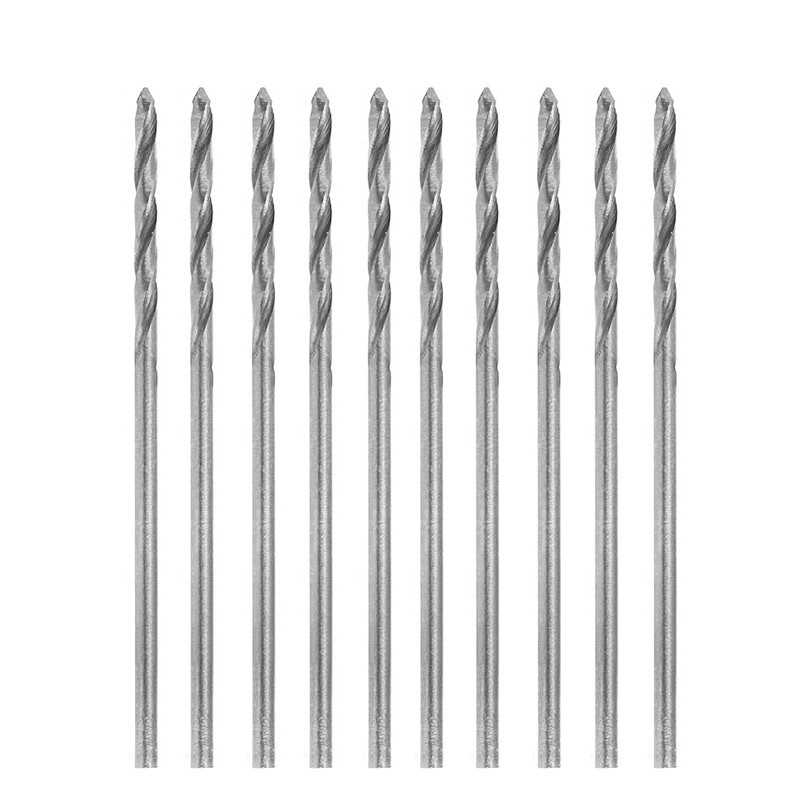 Bộ mũi khoan xoắn nhỏ HSS 0.8mm trục thẳng đa năng