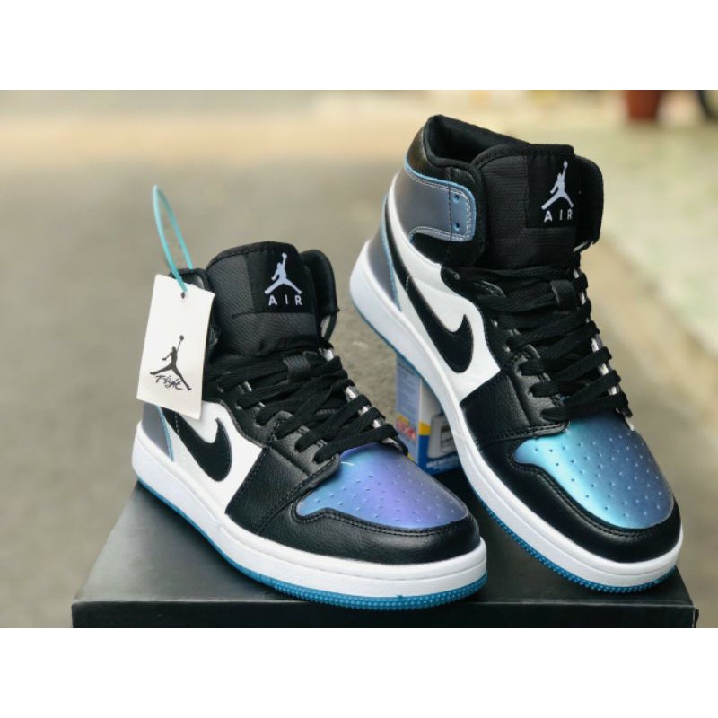 Giày Thể Thao Jordan blue ( PHẢN QUANG ĐỔI MÀU) FULL BILL BOX phối màu cực đẹp 2021
