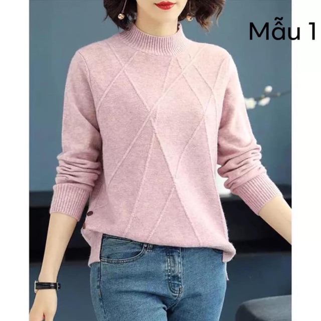 ÁO LEN CỔ CAO