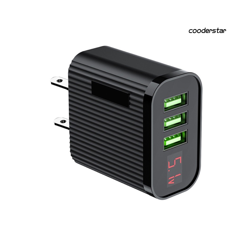 ★COOD★US Plug 3 USB Ports 3.1A Fast Charging QC 3.0 Phone Wall Charger Power Adapter