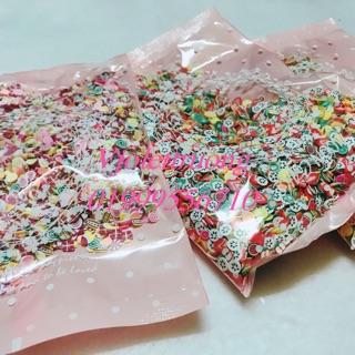 100gr nail thú cưng, trái cây, bánh kem, nail hoa trang trí slime
