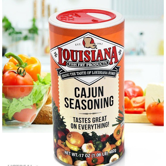 BỘT GIA VỊ LOUISIANA CAJUN SEASONING  NHẬP KHẨU MỸ (227GR) - NFF070108