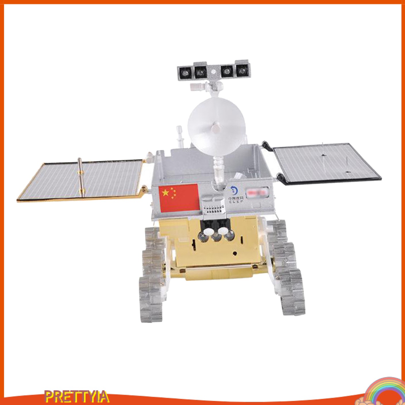 Mô Hình Xe Lunar Rover 3d Tỉ Lệ 1 / 16 Bằng Kim Loại