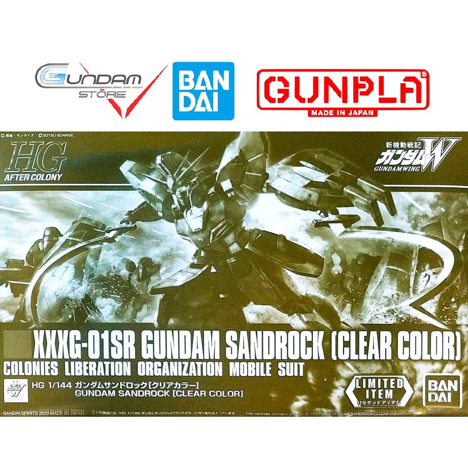 Mô Hình Gundam HG Sandrock Clear Color P-Bandai 1/144 HGAC Wing Đồ Chơi Lắp Ráp Anime Nhật