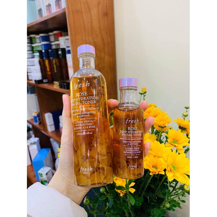 [Bản Us - 100ML / 250ML] Nước Cân Bằng Da Giữ Ẩm Chuyên Sâu - Fresh Rose Deep Hydration Facial Toner | BigBuy360 - bigbuy360.vn