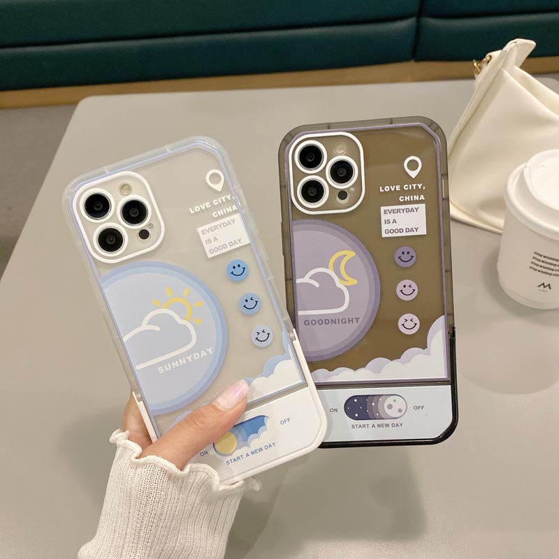 Ốp Điện Thoại TPU Silicon Mềm Chống Sốc / Bụi Bẩn Gắn Giá Đỡ Cho IPhone 13 11 12 Pro Max 7 8 Plus X XR XSMAX