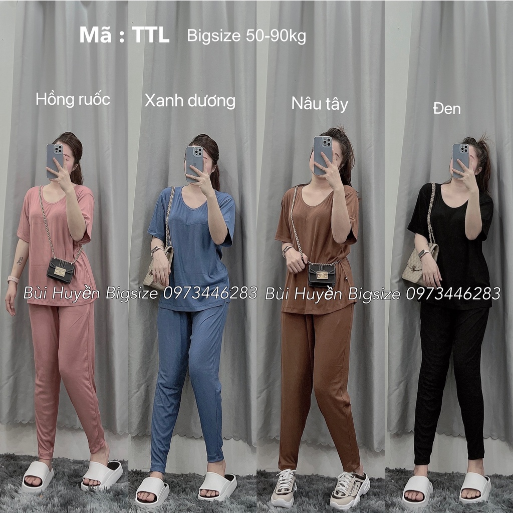 BỘ áo cổ tim cộc quần baggy dài nữ chất tăm lạnh QCCC (TTL)