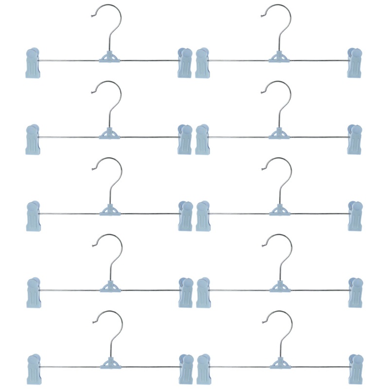 Set 10 Kẹp Đứng Phơi Quần Áo Chống Trượt Có Thể Điều Chỉnh