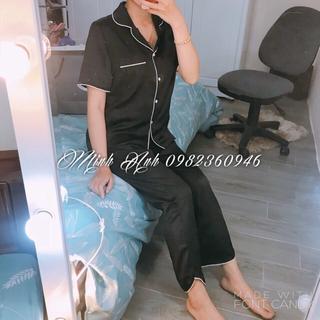 Bộ lụa áo cộc quần dài
