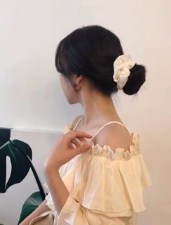 Cột tóc vải scrunchies voan nhiều màu ( giá cực rẻ )