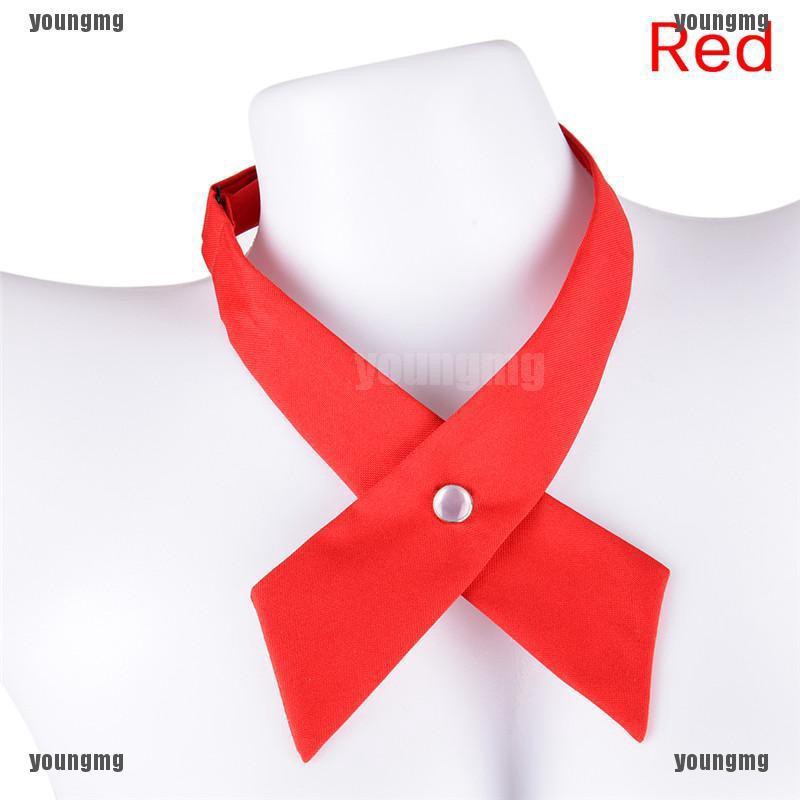 Sale 70% Cà Vạt Nơ Chéo Thiết Kế Thanh Lịch Cho Phái Nữ,  Giá gốc 37,000 đ - 83B25