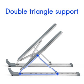 Giá đỡ laptop stand nhôm hỗ trợ tản nhiệt có thể gấp gọn chỉnh độ cao để laptop ipad macbook surface N3 cao cấp.
