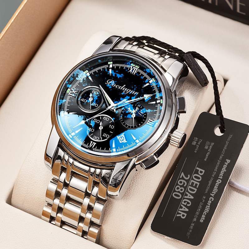 Đồng Hồ Quartz Đa Năng Chống Thấm Nước Phong Cách Mới 2021