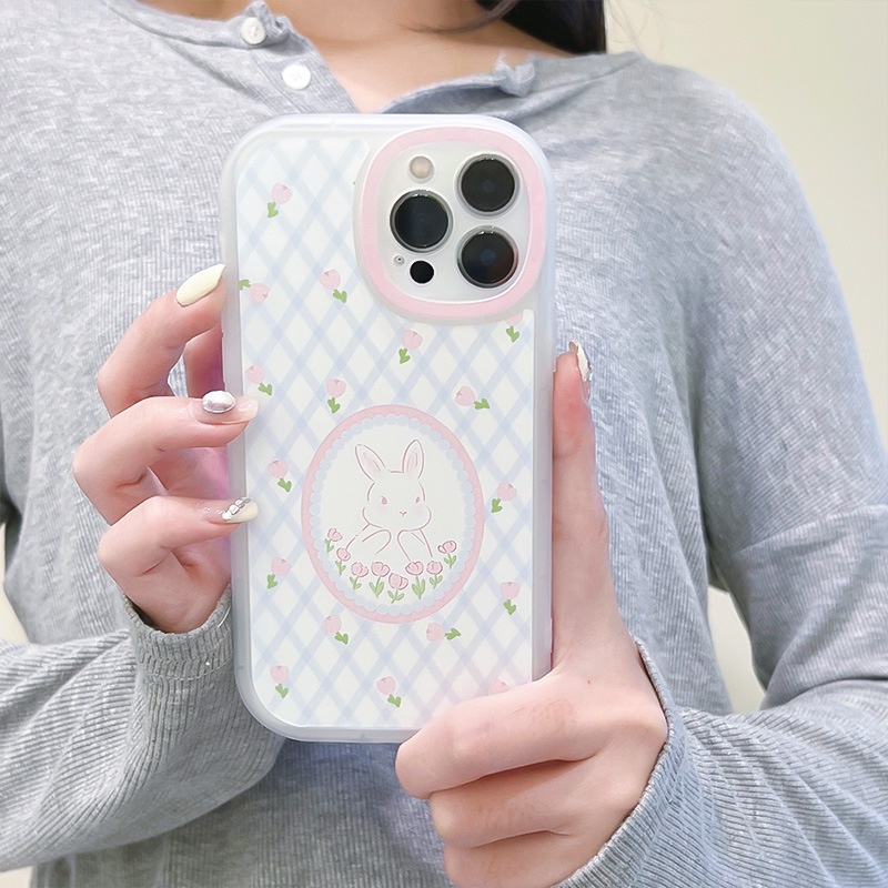 Ốp lưng iphone Ốp Điện Thoại Bảo Vệ Lens Hình Thỏ Cho iphone7 / 7plus / 8 / 8plus / x / xs / 11 / 12 / 13 / 14 / pro / max / plus / promax