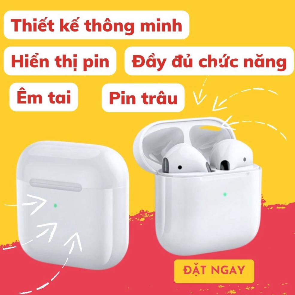 Tai Nghe Bluetooth 5.0 Không Dây Mini Pro4 Tws Tiện Dụng Dành Cho Điện Thoại - Máy Tính - Laptop với đầy đủ chức năng wi