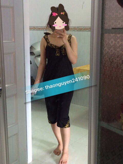 Đồ bộ thun lạnh đùi và lửng | BigBuy360 - bigbuy360.vn