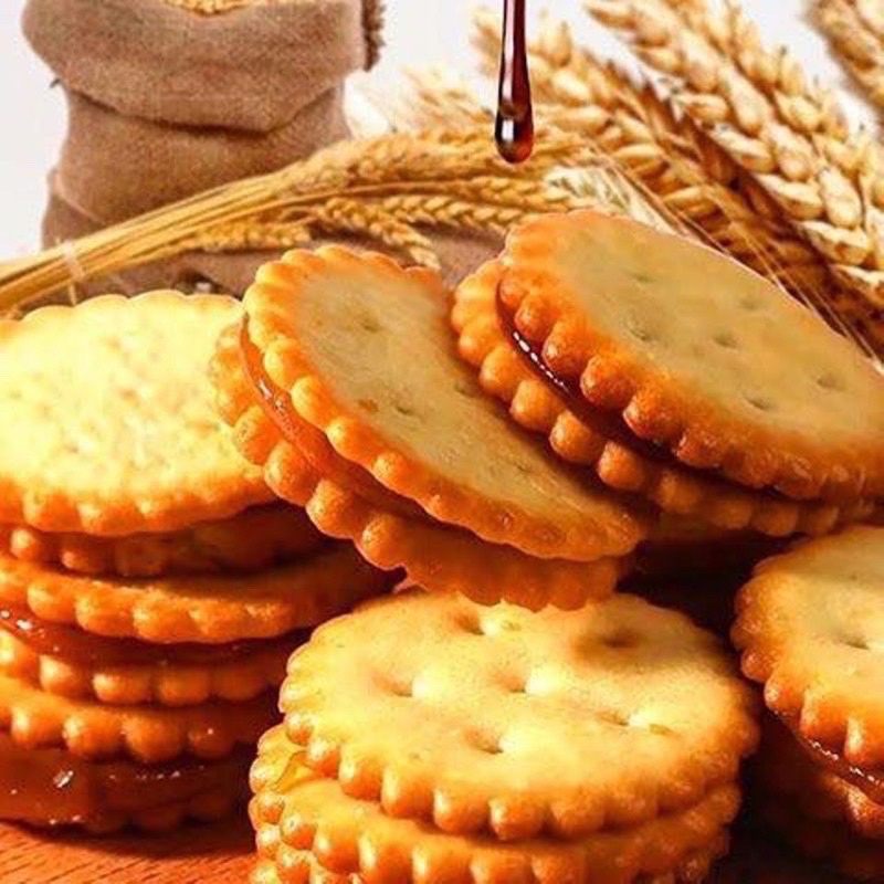 HCM Bịch to Bánh qui Trứng Muối Đài Loan 500g