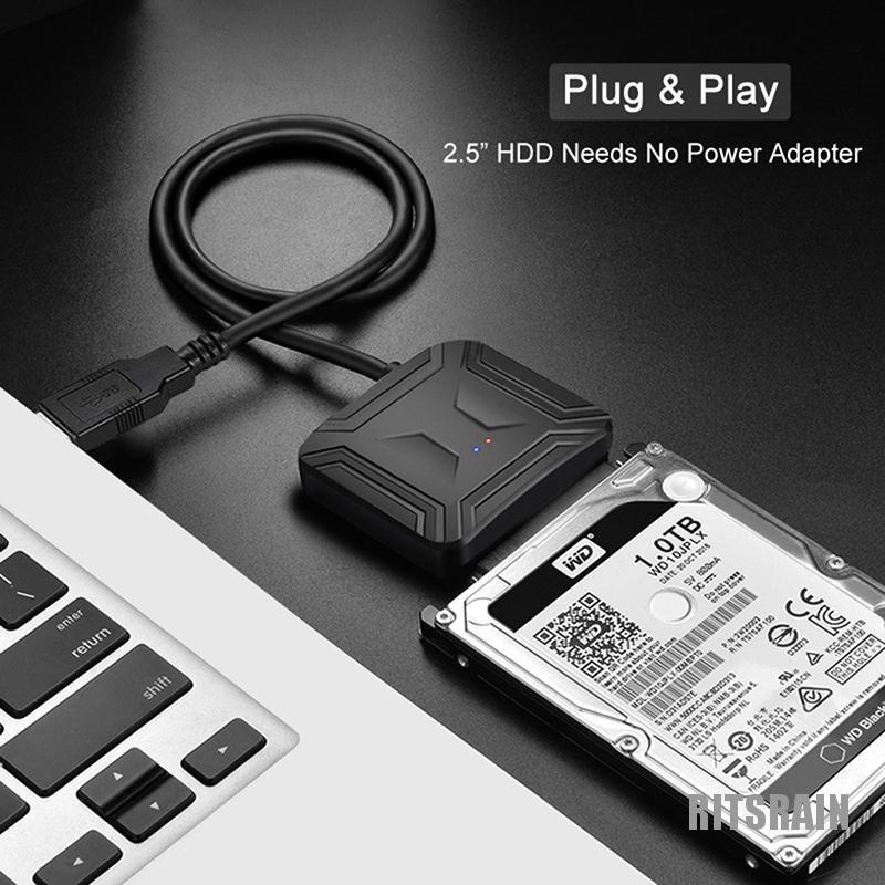 Cáp Chuyển Đổi Usb 3.0 Sang Sata 3 Cho Ổ Cứng 2.5 "/ 3.5" | BigBuy360 - bigbuy360.vn