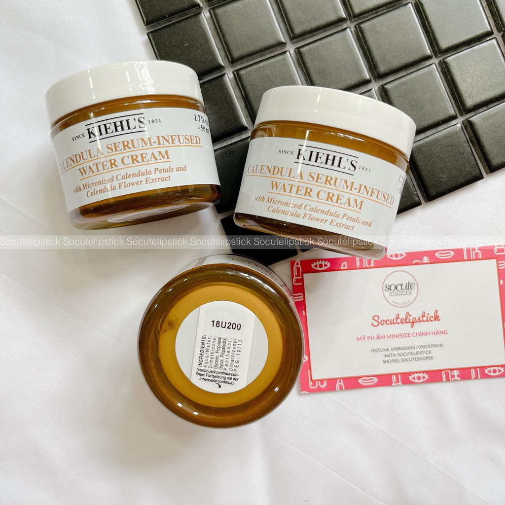 Kem Cúc Kiiehl's Calendula Serum-Infused Water Cream 50ml - 100ml