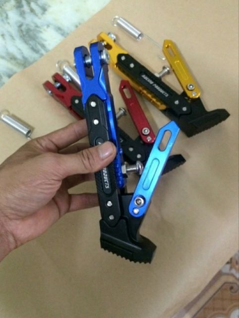 Chân Chống Xe Máy, Xe Đạp Điện CNC Tăng Chỉnh Dài Ngắn