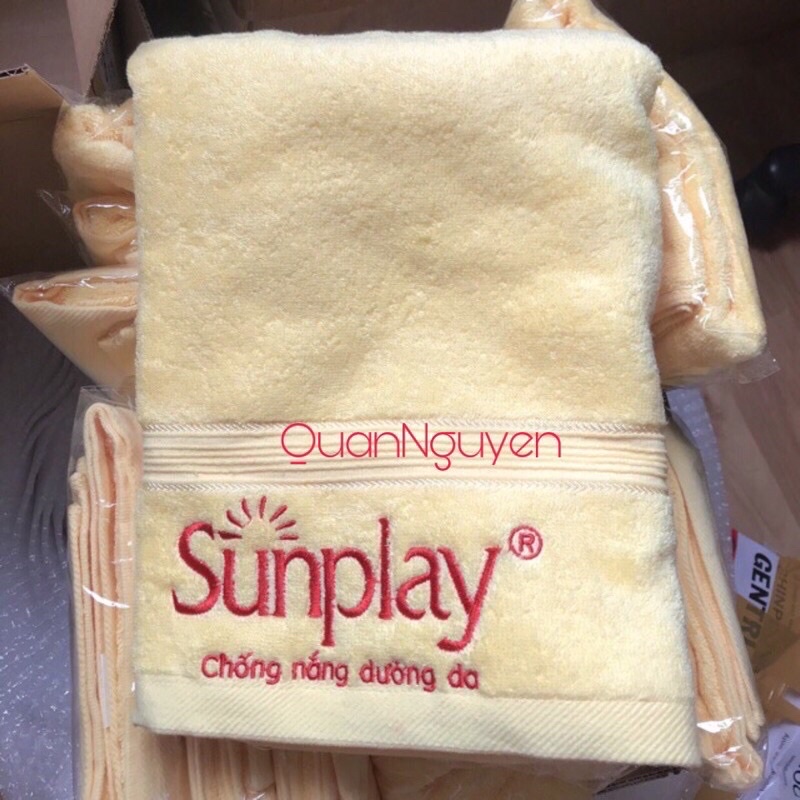 Khăn tắm Sunplay cỡ lớn kích thước 120cmx60cm Khăn làm từ 100% sợi vải cotton