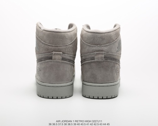 ẢNH THẬT | Giày Thể Thao jordan 1 màu xám da lộn | BigBuy360 - bigbuy360.vn