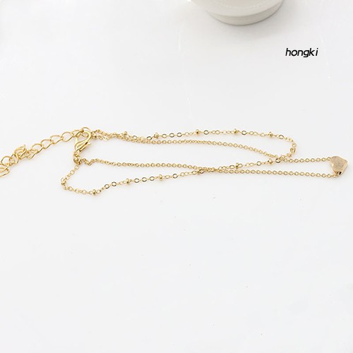 Lắc Chân Hợp Kim Hình Trái Tim Xinh Xắn Cho Nữ