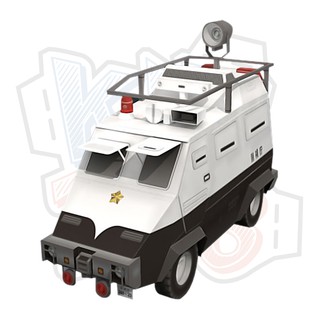 Mô hình giấy Anime Game xe Command Car Type 97 - Patlabor