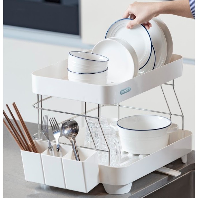 Khay úp chén bát cao cấp Inochi - tháo nắp tiện lợi