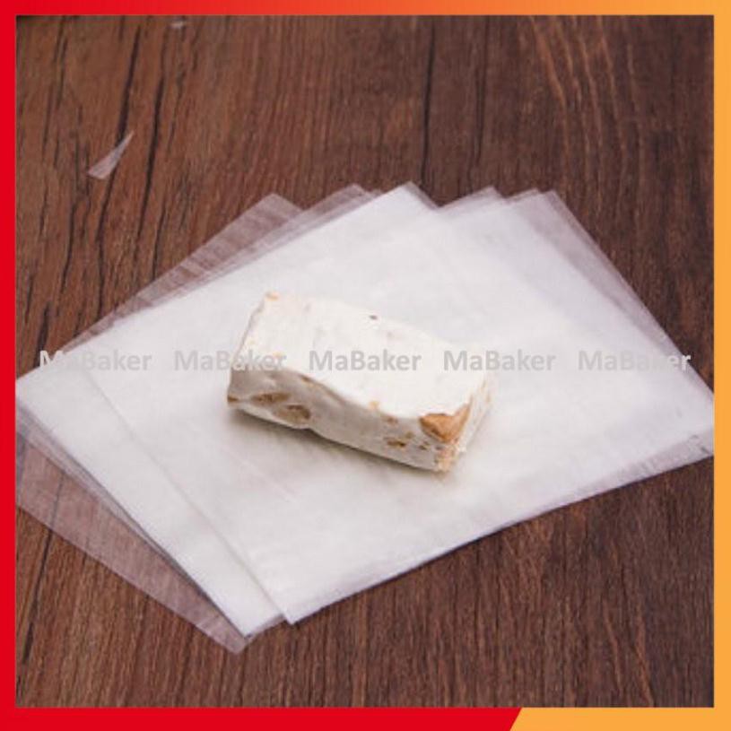 Hộp giấy gạo gói bọc kẹo, mứt loại tốt, mỏng nhẹ, giúp chống dính, an toàn vệ sinh, 500 tờ/hộp 75g. - MaBaker