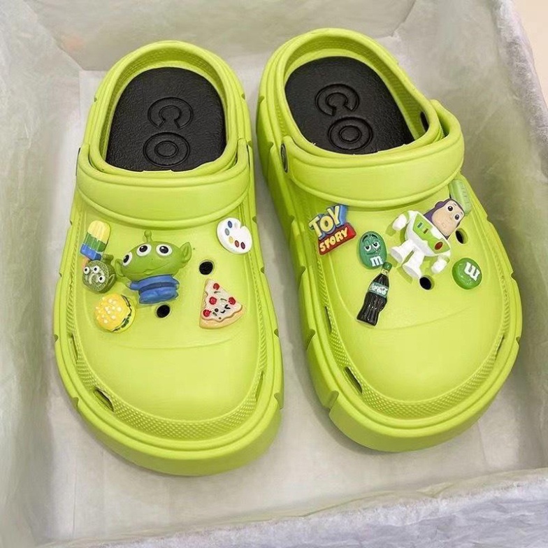 Dép sục cross đế 6cm nữ nam đi mưaFREESHIPDép bánh mì mico cao cấp hàn quốc