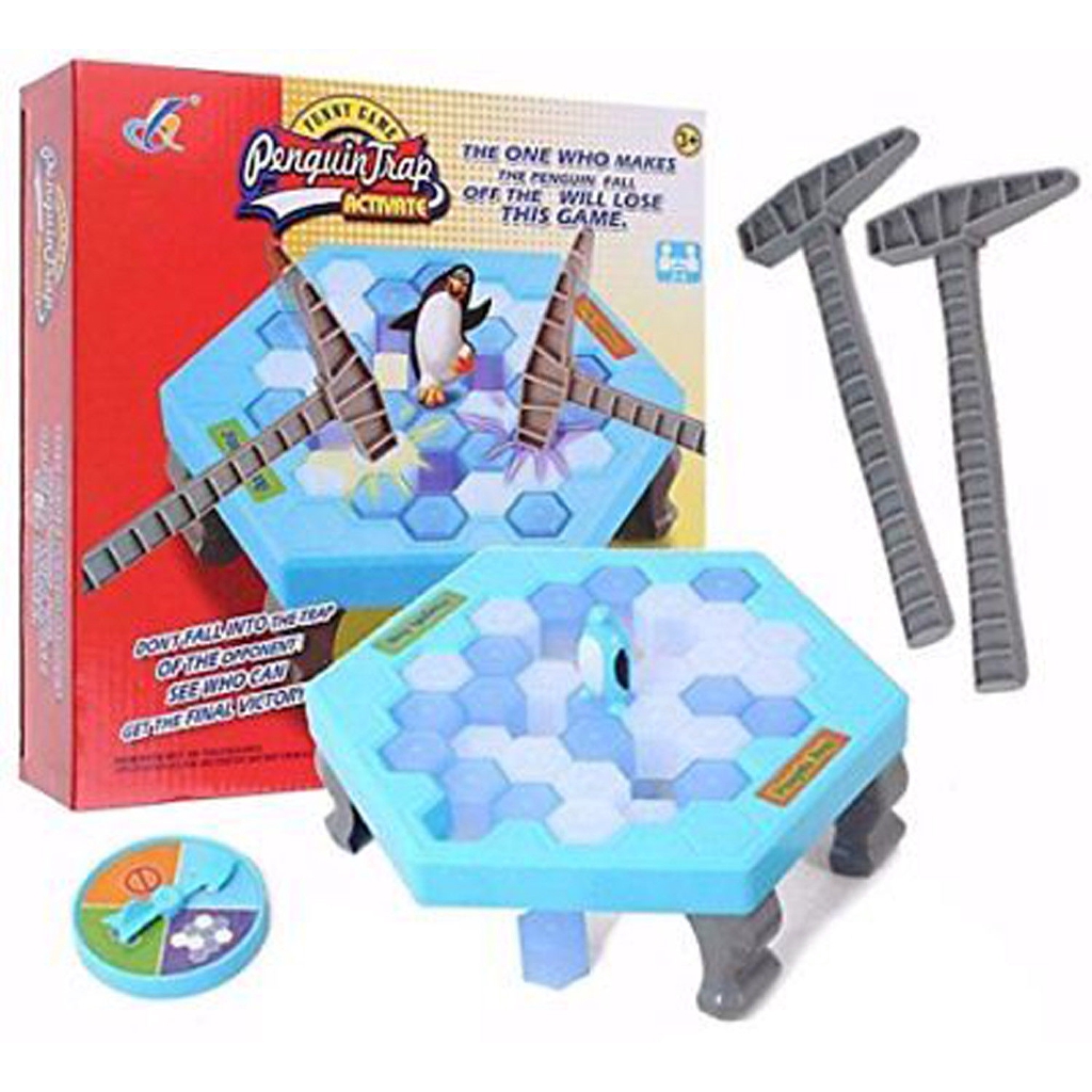 [Mã LIFETOYS1 giảm 30K đơn 99K] Bộ đồ chơi phá băng giải cứu chim cánh cụt vui nhộn