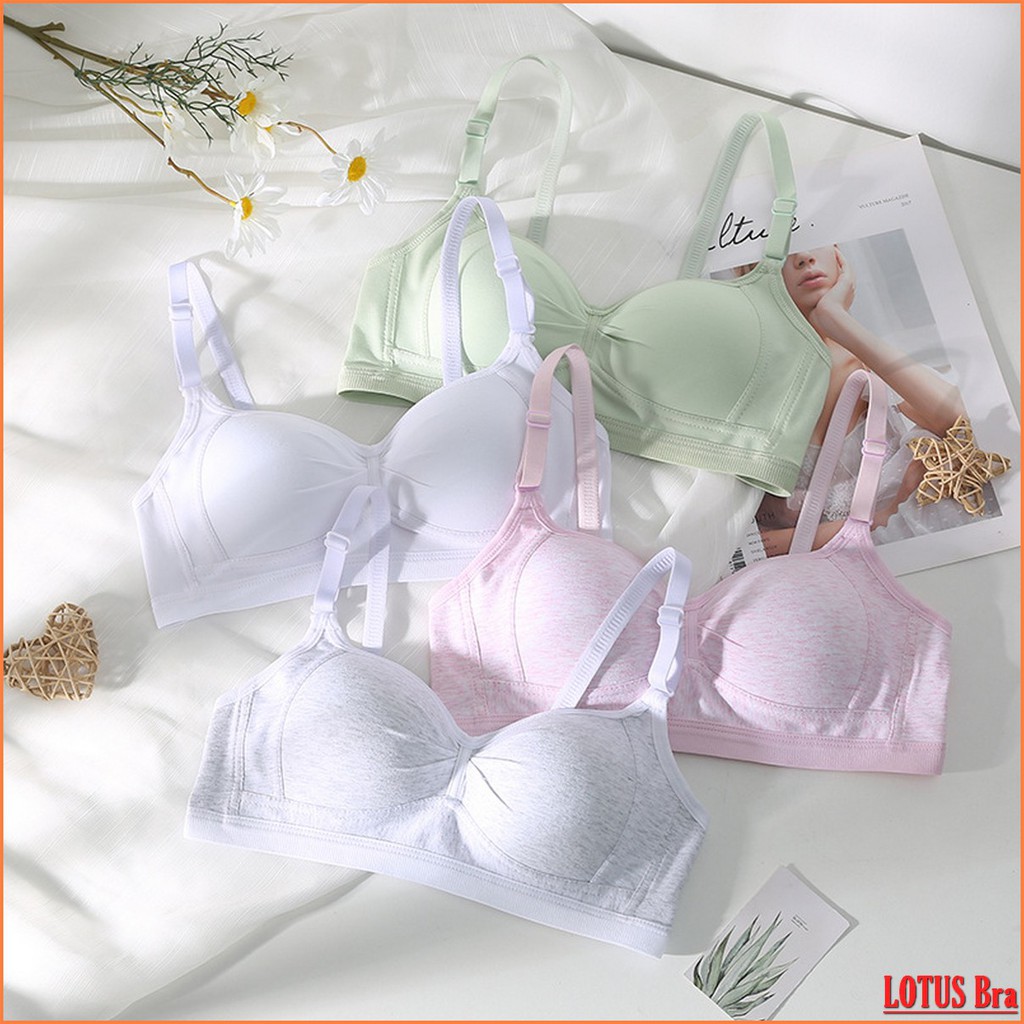 Áo ngực nữ không gọng đệm mỏng, cotton tinh khiết màu dịu nhẹ _AL56 NuciFera | BigBuy360 - bigbuy360.vn