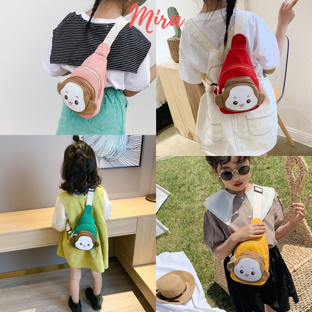 Túi Đeo Chéo Cho Bé Trai, Bé Gái, Mẹ Vải canvas Nhiều Mẫu, Nhiều Màu Sắc Cho Mẹ Và Bé MIRA-TV5027