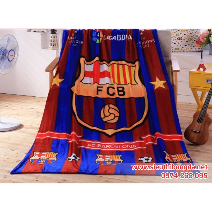 Chăn nhung Barcelona