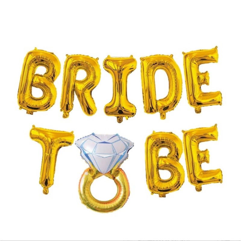 Bộ 4 Dây Đeo Vai In Chữ Bride To Be Dành Cho Tiệc Cưới