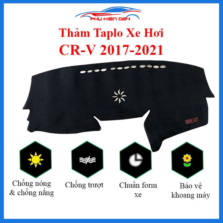 Thảm taplo CRV 2017-2018-2019-2020-2021-2022 chống nắng nóng làm mát xe mở rộng tầm nhìn