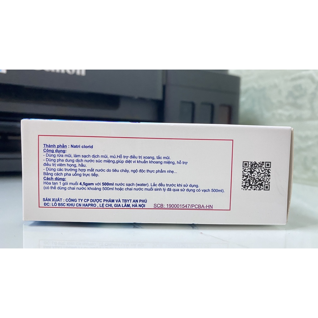 Gói muối y tế ATK cải thiện hơi thở thông mũi rửa vết thương dùng cho mọi đối tượng.suckhoechomoinha