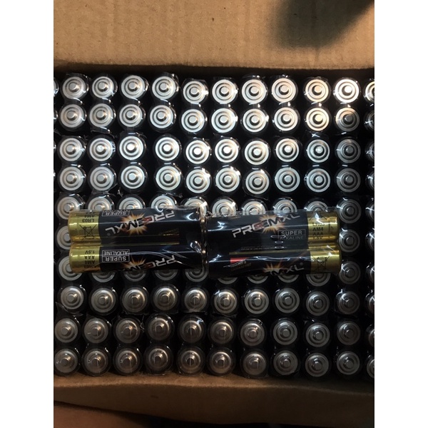 2 ĐÔI Pin AAA cho máy đo nồng độ oxy máu, thiết bị y tế, vỉ  pin Alkaline 1,5V AA/AAA xịn-Pin PREEMXL cao cấp