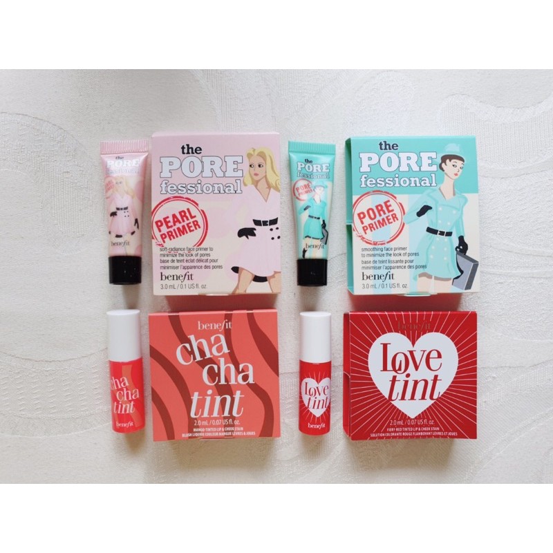 [CÓ SẴN]Son Benefit Tinted lip &amp; Cheek stain màu Love Tint