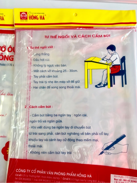 10 bọc SGK Hồng Hà