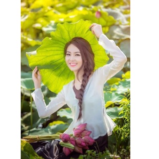 Set 3 món áo bà ba, yếm, váy đụp