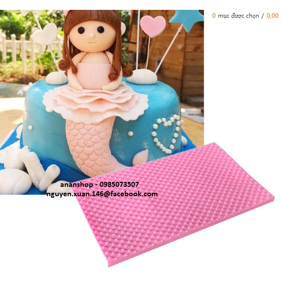 Khuôn silicon tạo ren vẩy cá