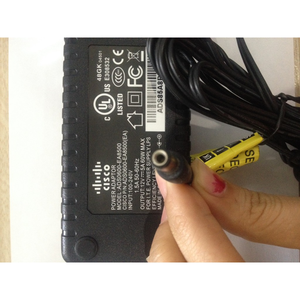 Adapter nguồn Router Cisco 12V 5A chính hãng